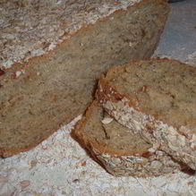 Рецепт Хлеб с финиками и овсяной мукой