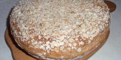 хлеб с финиками и овсяной мукой