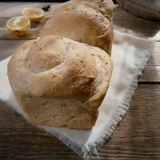 Хлеб с лимонной цедрой и анисом