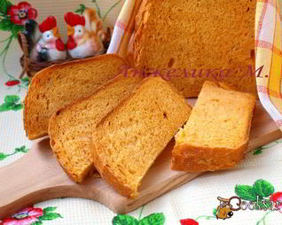 Хлеб с луком и паприкой в хлебопечке