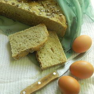 Хлеб с семечками