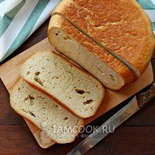 Рецепт Хлеб с сухими дрожжами в мультиварке