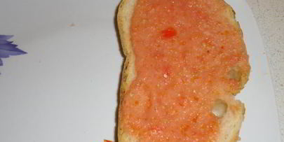 хлеб с томатом по-испански