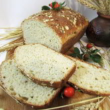 Рецепт Хлеб с творогом и овсяными хлопьями