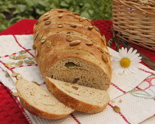 Хлеб с тыквенными семечками