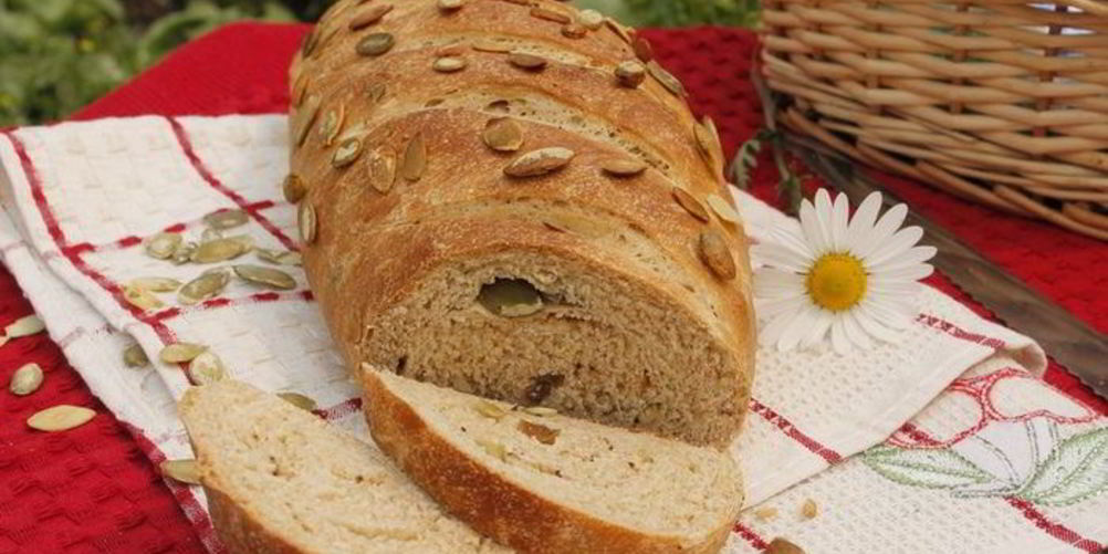 Рецепт хлеб с тыквенными семечками