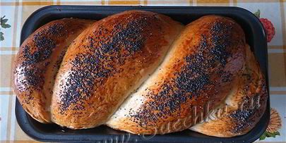 хлеб сдобный с маком