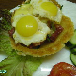 Хлебные корзиночки к завтраку