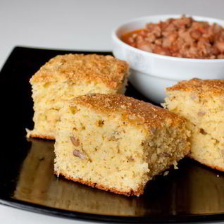 Кукурузный хлеб с семечками