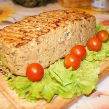 Рецепт Куриный хлеб с сырной начинкой