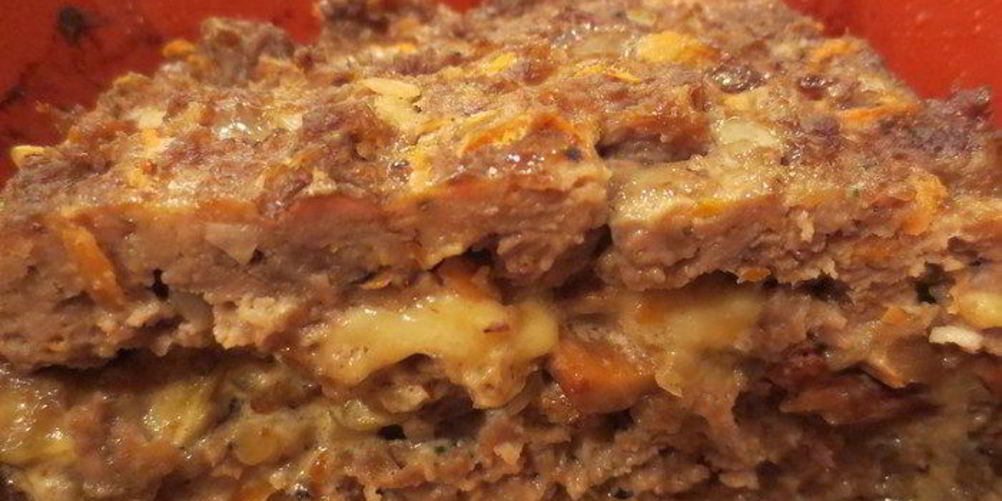 Рецепт мясной хлеб с грибами