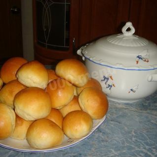 Пампушки к красному борщу на молоке