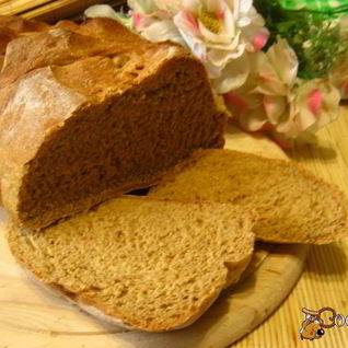 Пшенично-ржаной хлеб с цикорием и розмарином