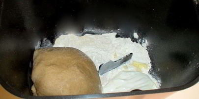 пшенично-ржаной заварной хлеб