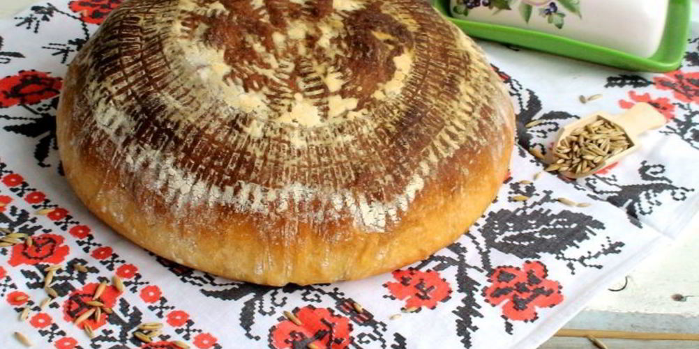 Рецепт пшенично-творожный хлеб испеченный в духовке