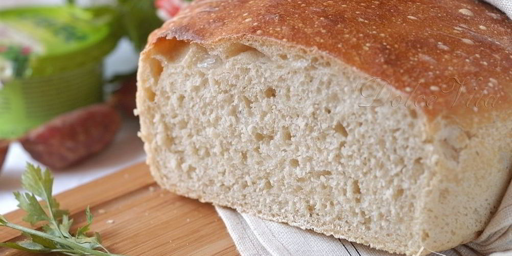 Рецепт пшеничный хлеб без замеса на закваске