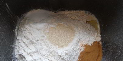 ржаной хлеб с ароматом кофе в хлебопечке