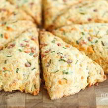 Рецепт Сконы с колбасой и сыром