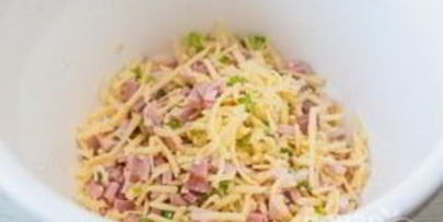 сконы с колбасой и сыром