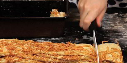 сырный хлеб на белом вине