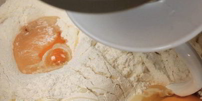 сырный хлеб на белом вине