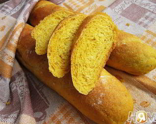 Тыквенно-кукурузные багеты