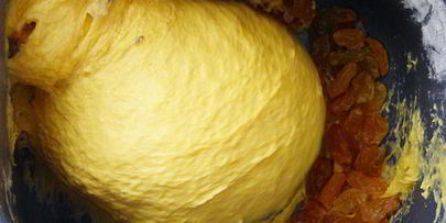 тыквенный хлеб с изюмом