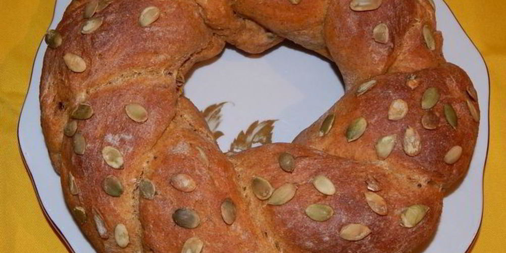 Рецепт тыквенный хлеб с цельнозерновой мукой