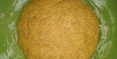 тыквенный хлеб с цельнозерновой мукой