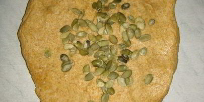 тыквенный хлеб с цельнозерновой мукой