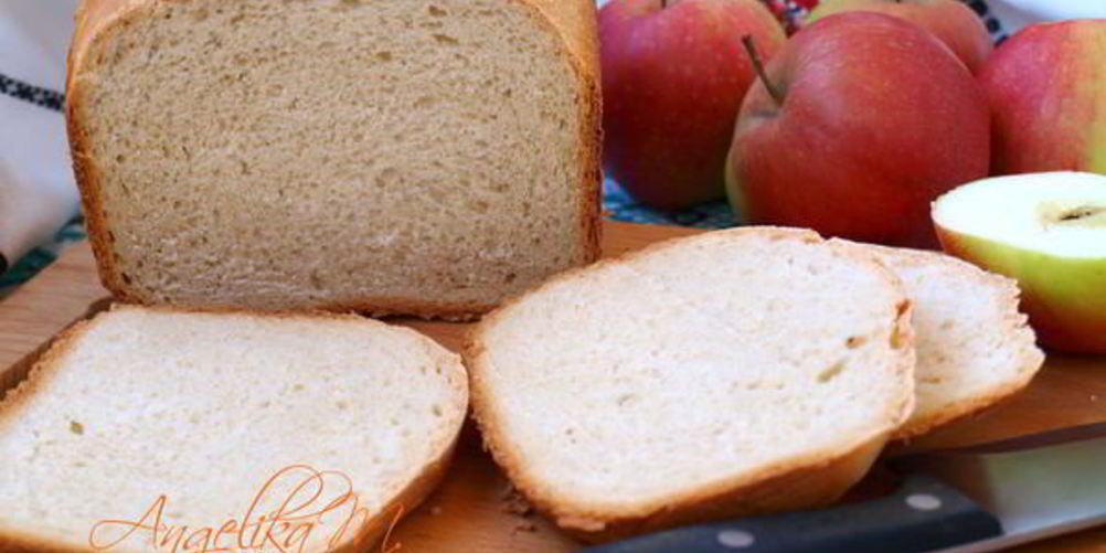 Рецепт яблочный хлеб на молоке в хлебопечке