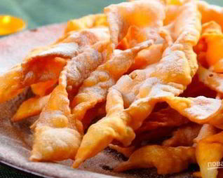 Хрустящий хворост с водкой