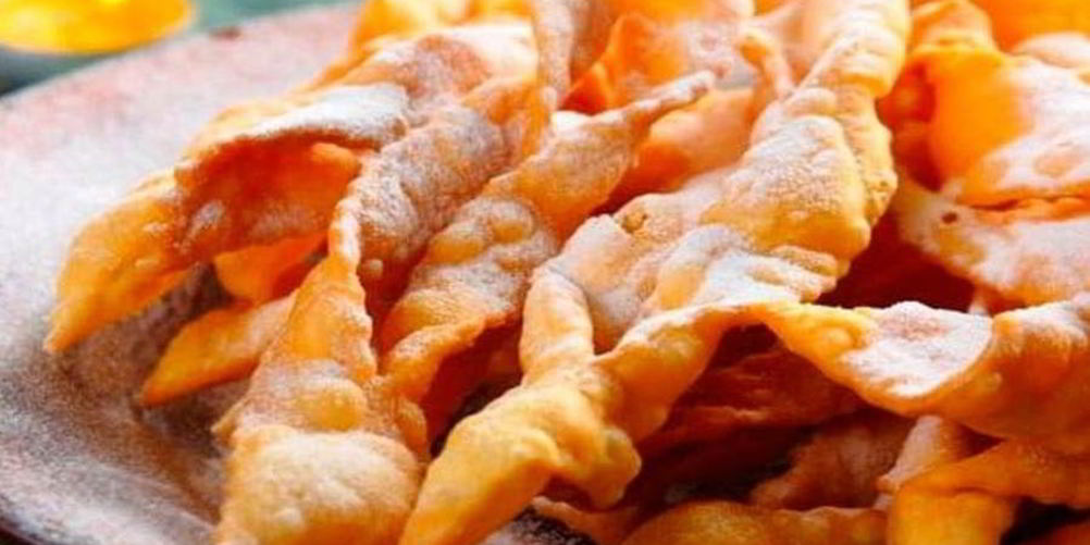 Рецепт хрустящий хворост с водкой