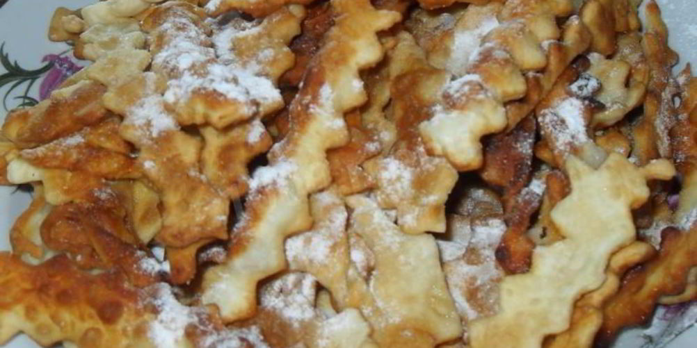 Рецепт хворост хрустящий на водке