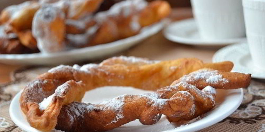 Рецепт хворост на ряженке