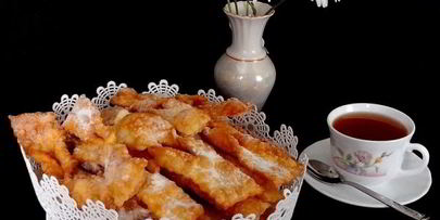 хворост на желтках