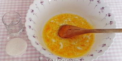 хворост на желтках