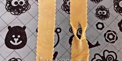 хворост на желтках