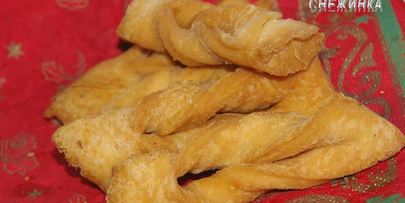 хворост слоистый, постный