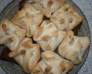 Конвертики из слоеного теста