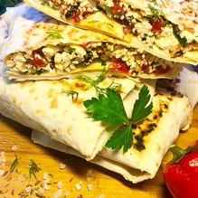 Рецепт Конвертики с творожной начинкой