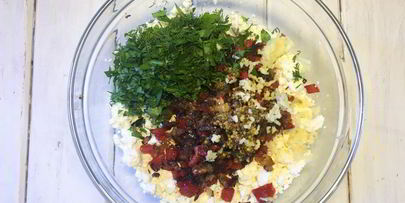 конвертики с творожной начинкой