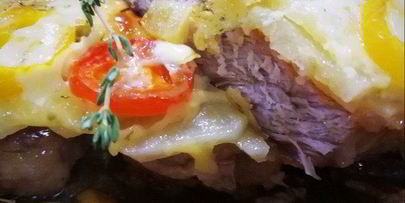 конвертики со свининой и картофелем