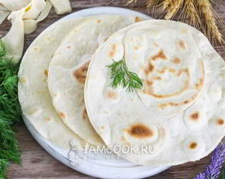 Постный лаваш