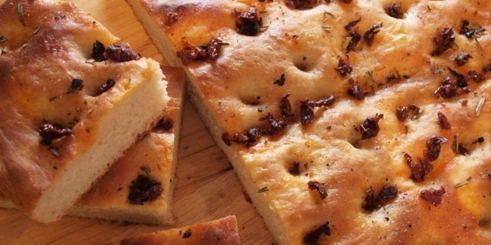 Рецепт фокачча с вялеными помидорами