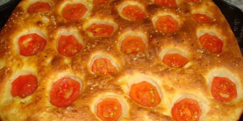 Рецепт картофельная фокачча с помидорами