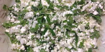 картофельные лепешки с творогом и зеленью