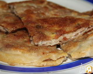 Китайские лепешки с мясом Роу Бинг