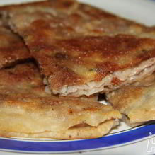 Рецепт Китайские лепешки с мясом Роу Бинг