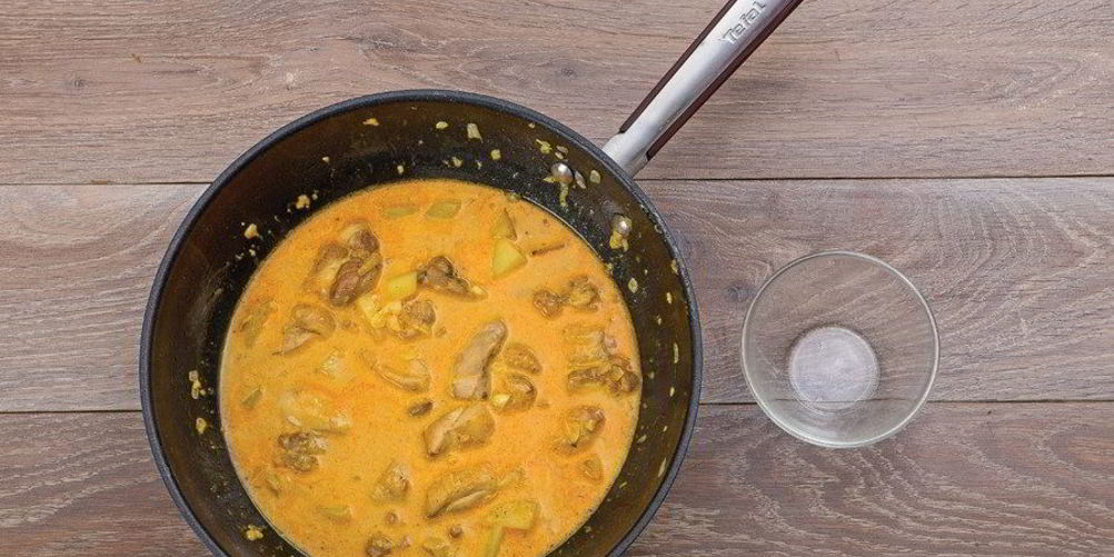 Рецепт курица карри с лепешками ротти